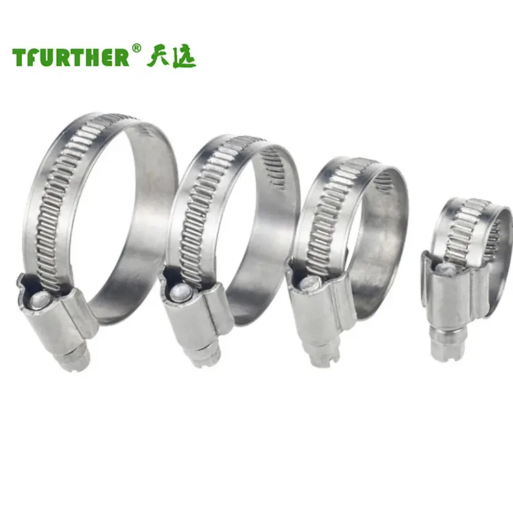 good quality factory directly Clamps Worm Hose Clamp german type worm drive automotive car hose clamp