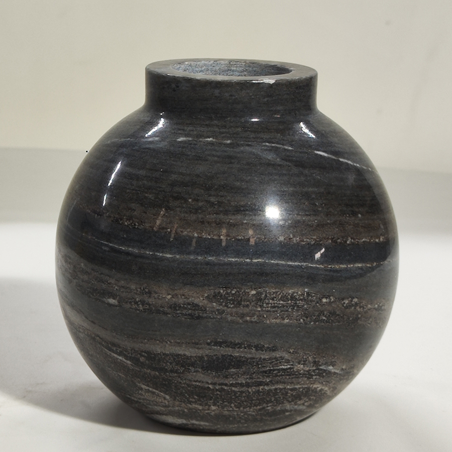 High Quality Antique Style Home Tabletop Marble Vase Art Ornament Wedding Decoration Stone Vases For flower