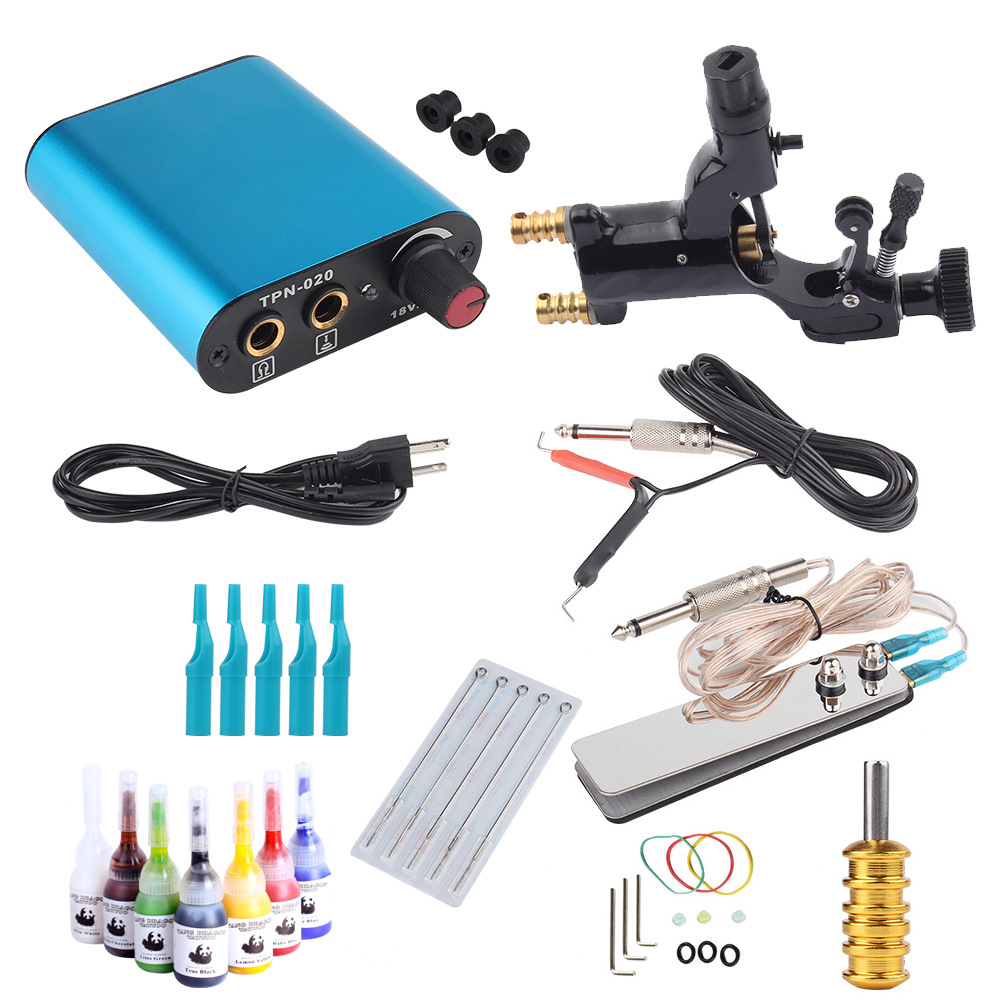 2021 new tattoo gun machine kits for beginner wholesale price for tattoo supply shop high quality permanent makeup sets