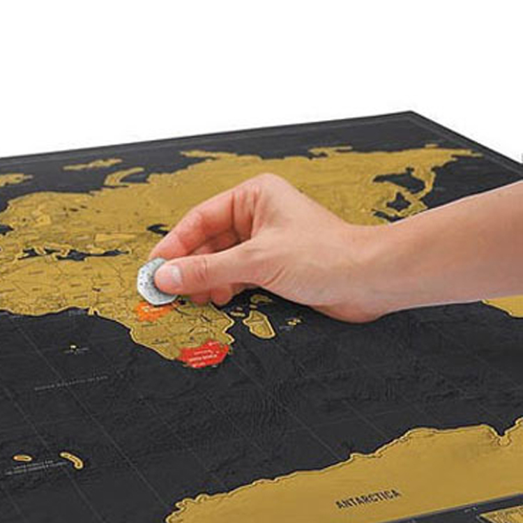 Популярные Скретч Карта мира 45x30 см travel tracker карты подарок для путешественников карта мира scratch