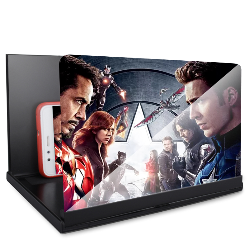 Лидер продаж, 12 дюймов 3d увеличитель экрана Hd для рабочего стола кронштейн увеличитель экрана мобильного телефона