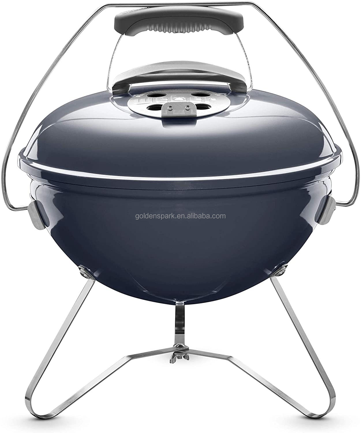 Угольный Гриль Smokey Joe Premium для барбекю, гриль, сине-голубой
