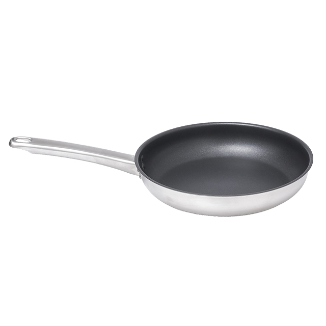 Food grade 3-layer stainless steel honeycomb frying pan home kitchen cooking nonstick frying pan