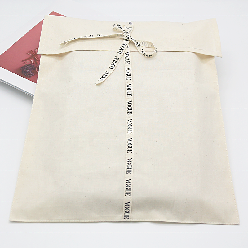 Cotton Envelope Drawstring Pouch, Eco Friendly, Dust Clothes, Shoes Fabric Bags с Logos