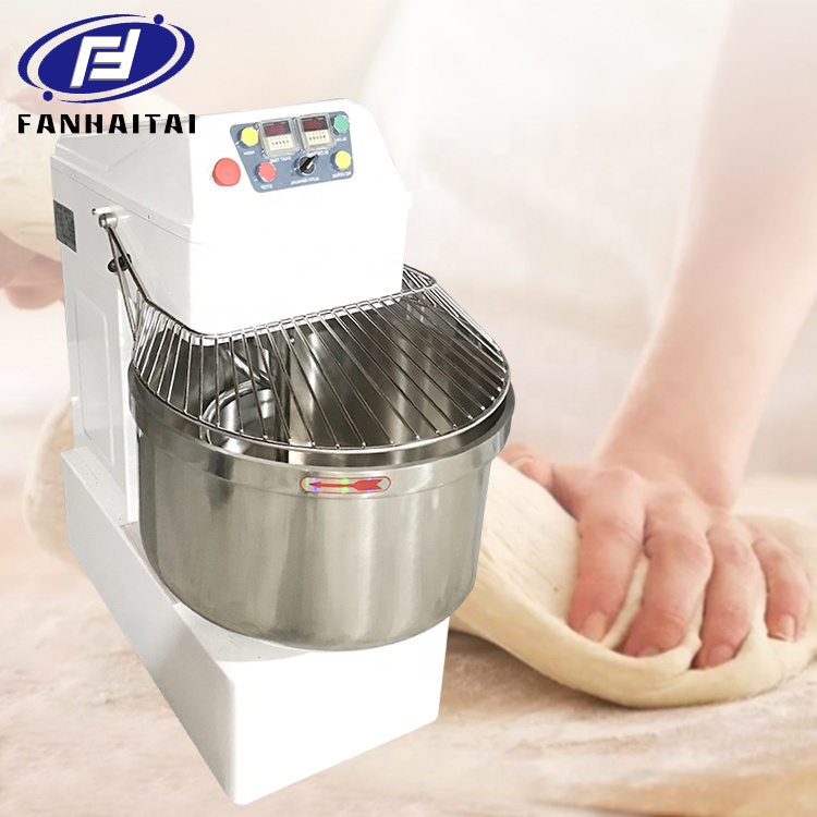 FHT-CHINA factory коммерческий двухскоростной 80L спиральный тестомеситель для хлеба для оптовой продажи с сертификатом CE