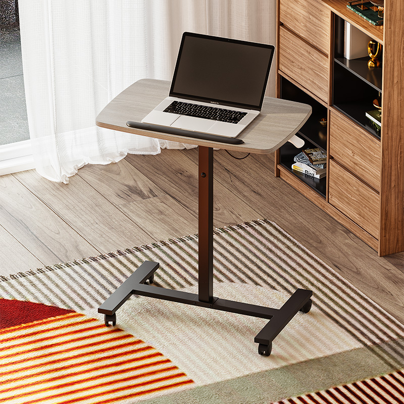 Hollin Height Adjustable laptop desk Aluminum alloy frame sit stand desk adjust PC table Movable Laptop Desk