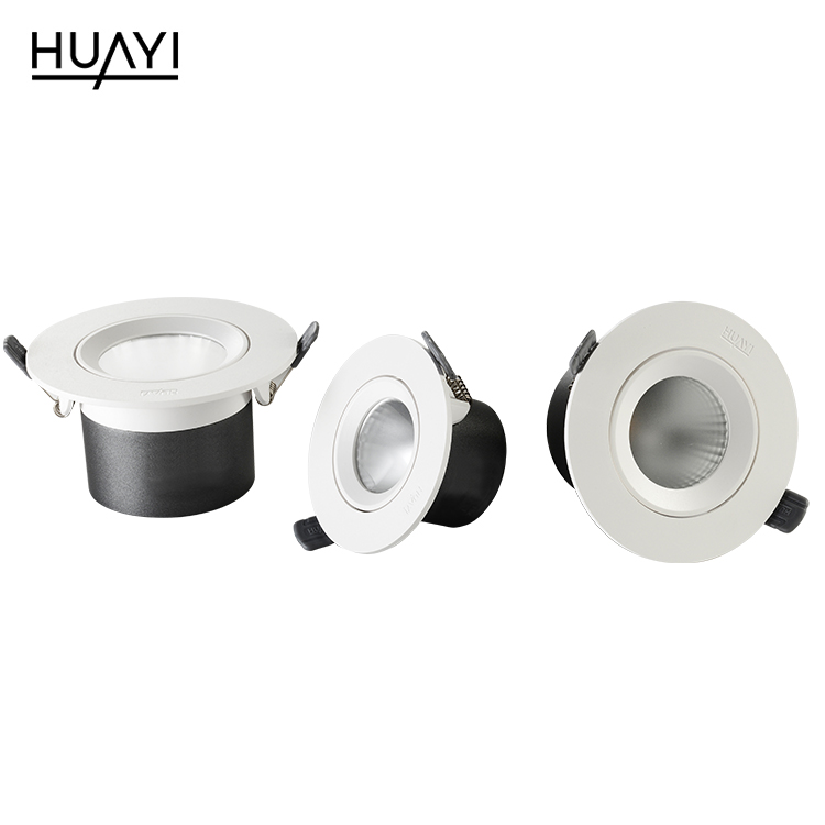 HUAYI China Manufacture Plastic 220v 6W 10W 15W Indoor Market Museum Living Room LED Spotlight