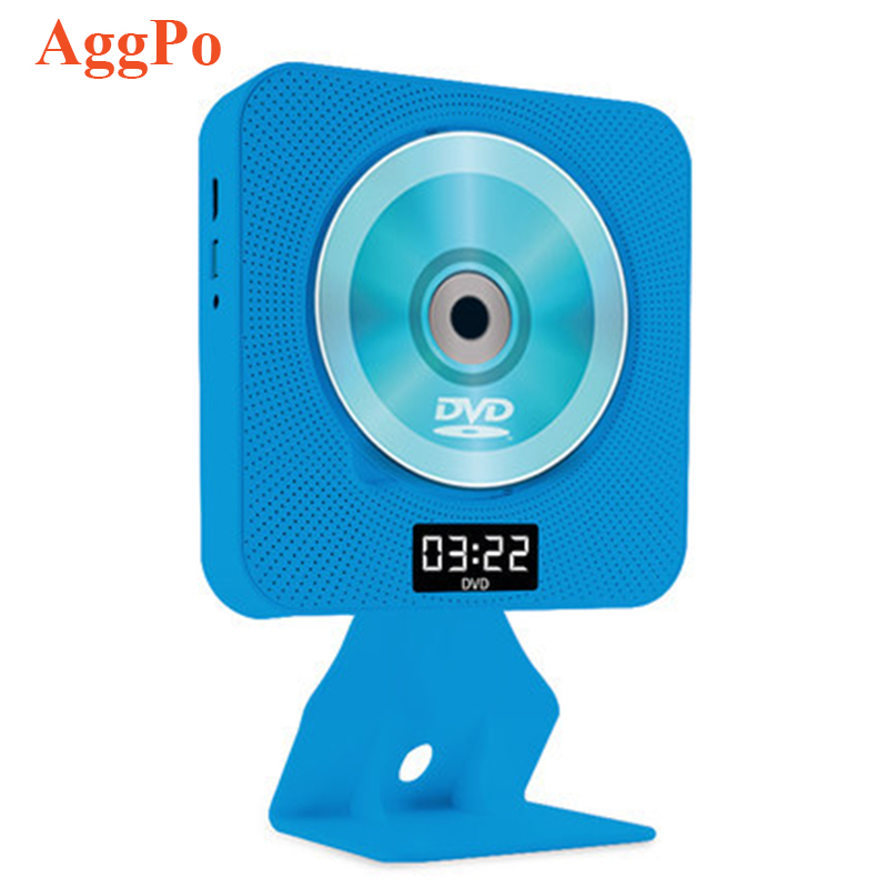 Wall-mounted CD player Household DVD HD DVD player Wirelessc connect English learning and repeating CD player