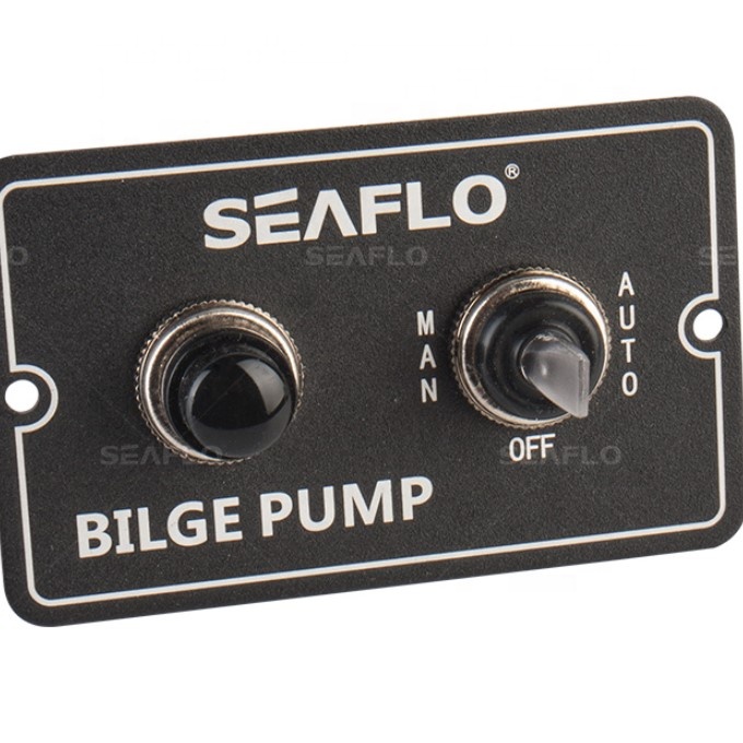 SEAFLO DC 12V 24V морской переключатель панель откачивающий насос переключатель 3-сторонний Выход Панель