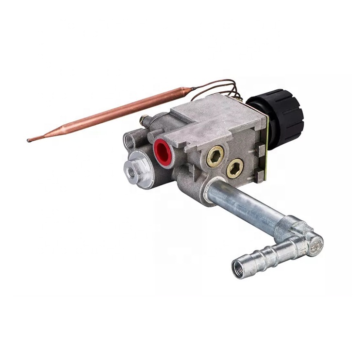 Gas oven temperature control valve