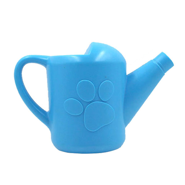 Custom PP Plastic Pot Relief Print 1200ml 1.2L Kids Gardening Water Can Small Mini Indoor Flower Watering Can
