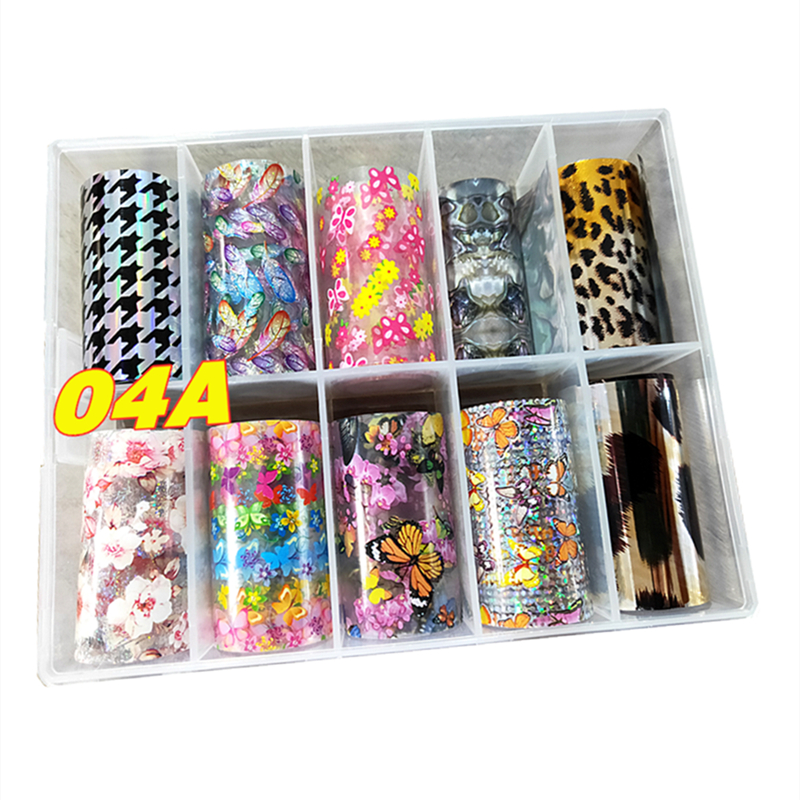 2021 Factory My Favorite Snake Skin Valentine Easter Transfer Foil Nail Foil for Nail Art Sticker Decorations