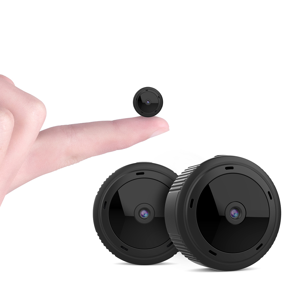 Миниатюрная шпионская Wi-Fi камера 1080p, портативные ИК скрытые камеры ночного видения, беспроводная маленькая домашняя камера безопасности W10