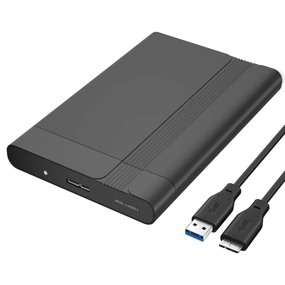 Amazon горячие продажи, hdd корпус для жесткого диска USB 3,0 внешнего жесткого диска SATA, не требует применения инструментов для 2,5 дюйма 9,5 мм 7 мм SATA HDD и