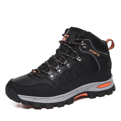 Breathable Mesh High Top Low Heel Hiking Boots Unisex Boots Trail Walking Shoes