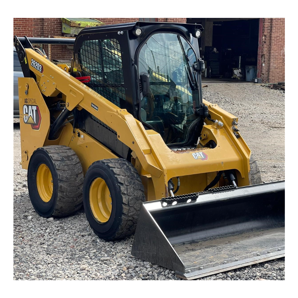 Недорогой колесный мини-погрузчик CAT262 с бортовым поворотом CAT262D3