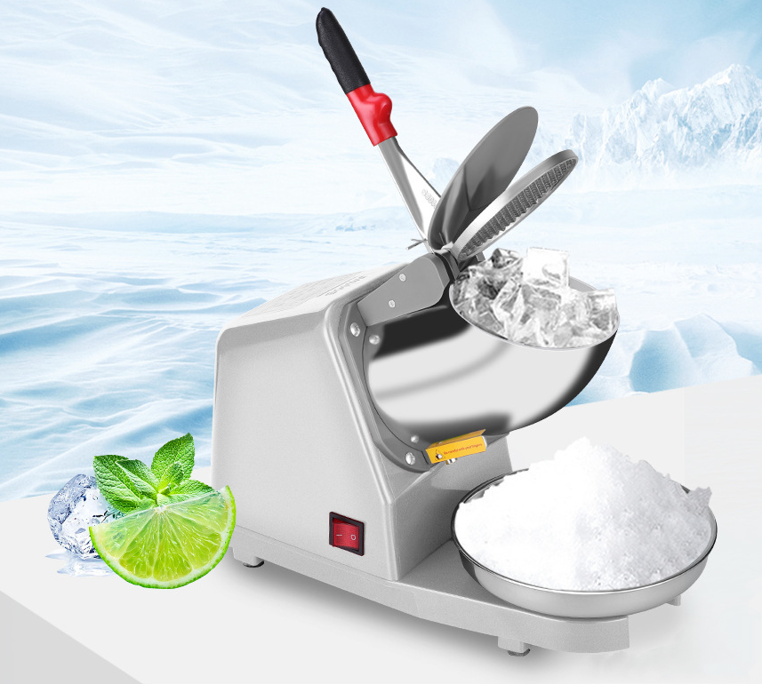 OOTD Household Stainless Steel Electric home ice crusher snow ice crusher