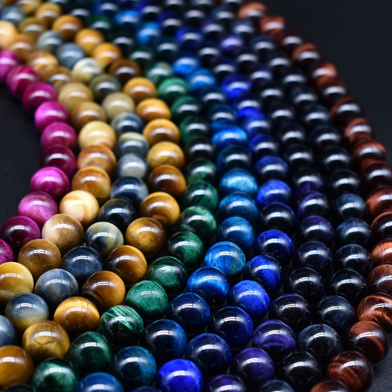 Bulk Wholesale Tiger Eye Crystal Stone Beads