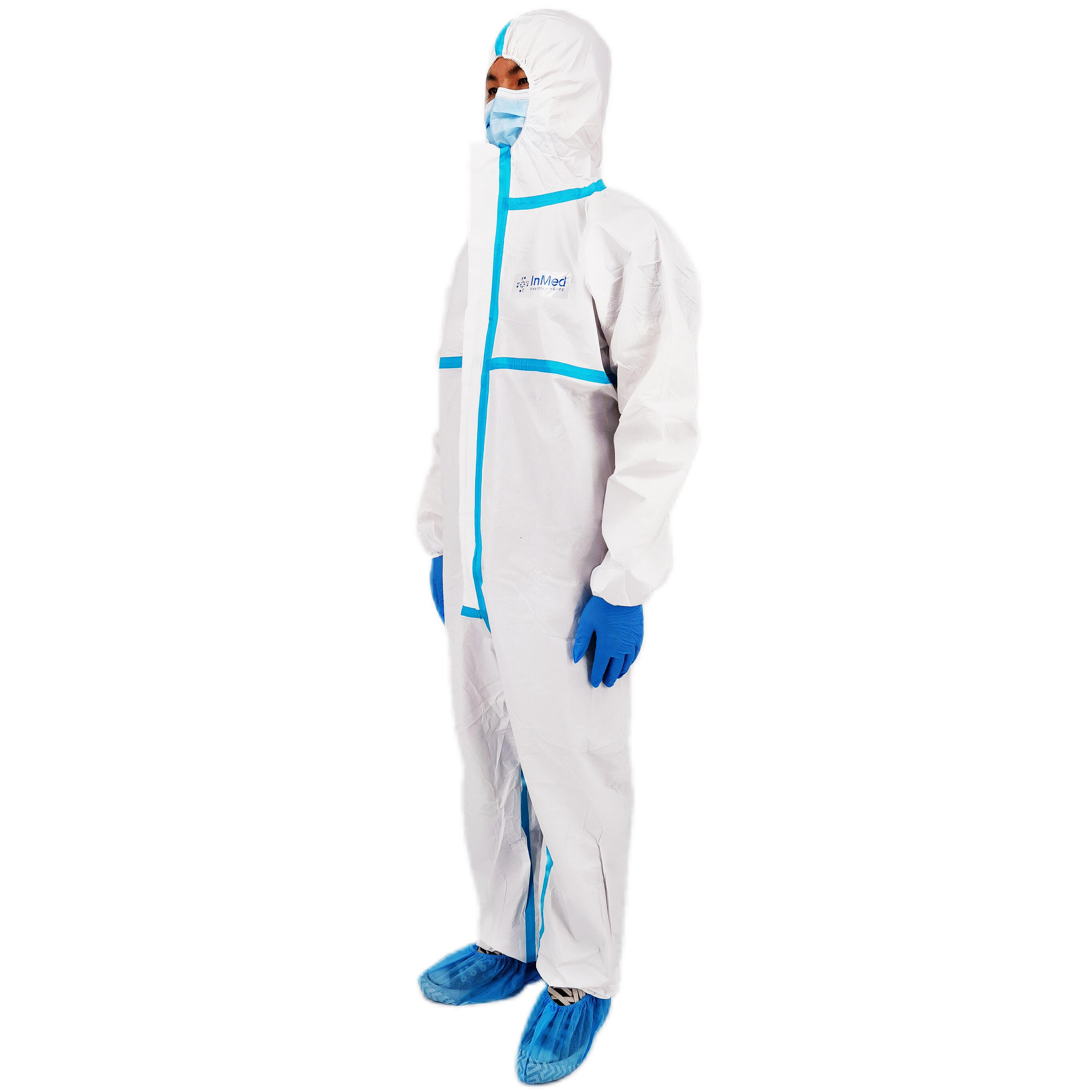 Disposable Medical Protectively Clothing Waterproof Disposable impervious coverall tyvek