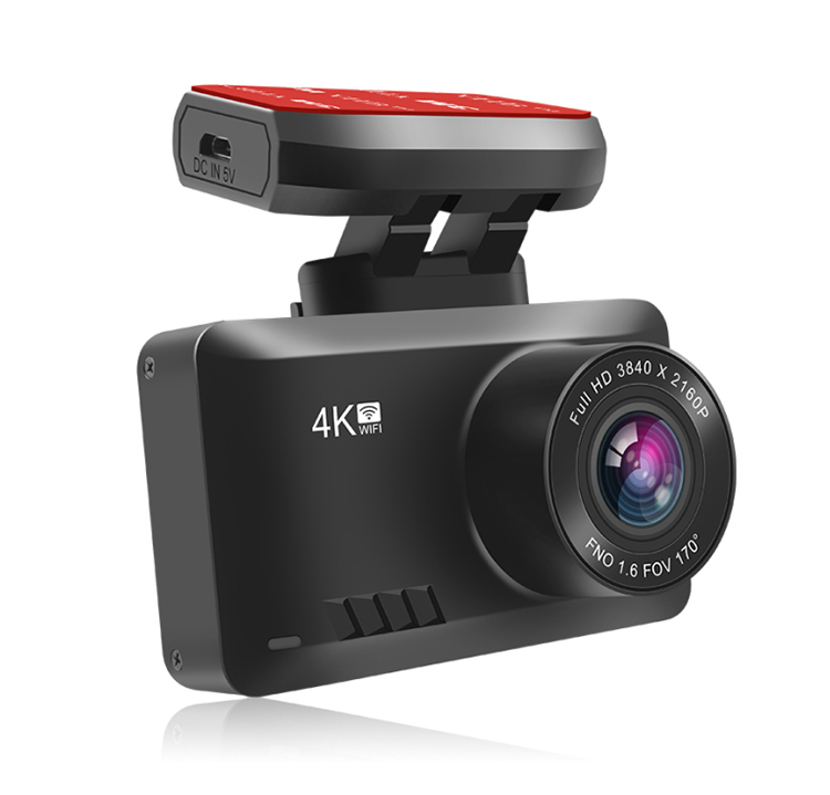 4K Ultra HD однообъективный Автомобильный видеорегистратор 2160P 60fps ADAS Dvr WIFI Автомобильный видеорегистратор с углом обзора 170 градусов для автомобиля