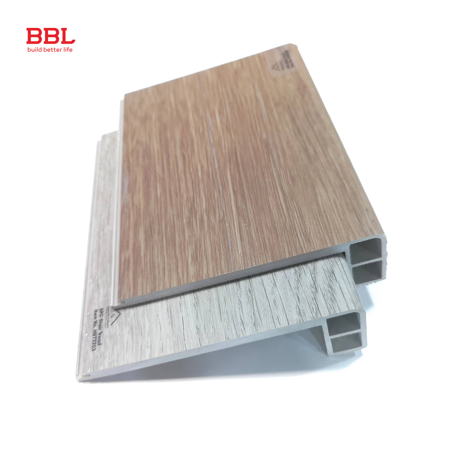 Лестничные ступени и подъемники BBL 5,5 мм 1200*110*36 мм SPC WPC для деревянных ступеней