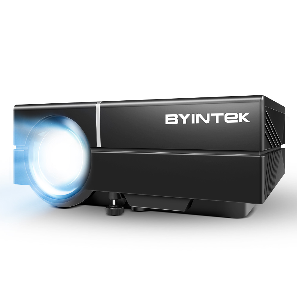 Горячая Распродажа BYINTEK K8 мини домашний видео Портативный 1080P движущийся игровой проектор