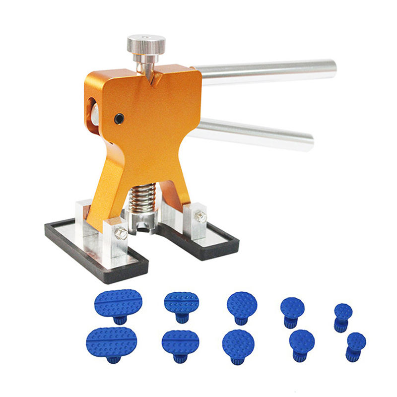 Car Body Paintless Dent Repair Tools Removal Dent Puller+10 Tabs Dent Lifter Hand Tool Set Car Body Repair Tool