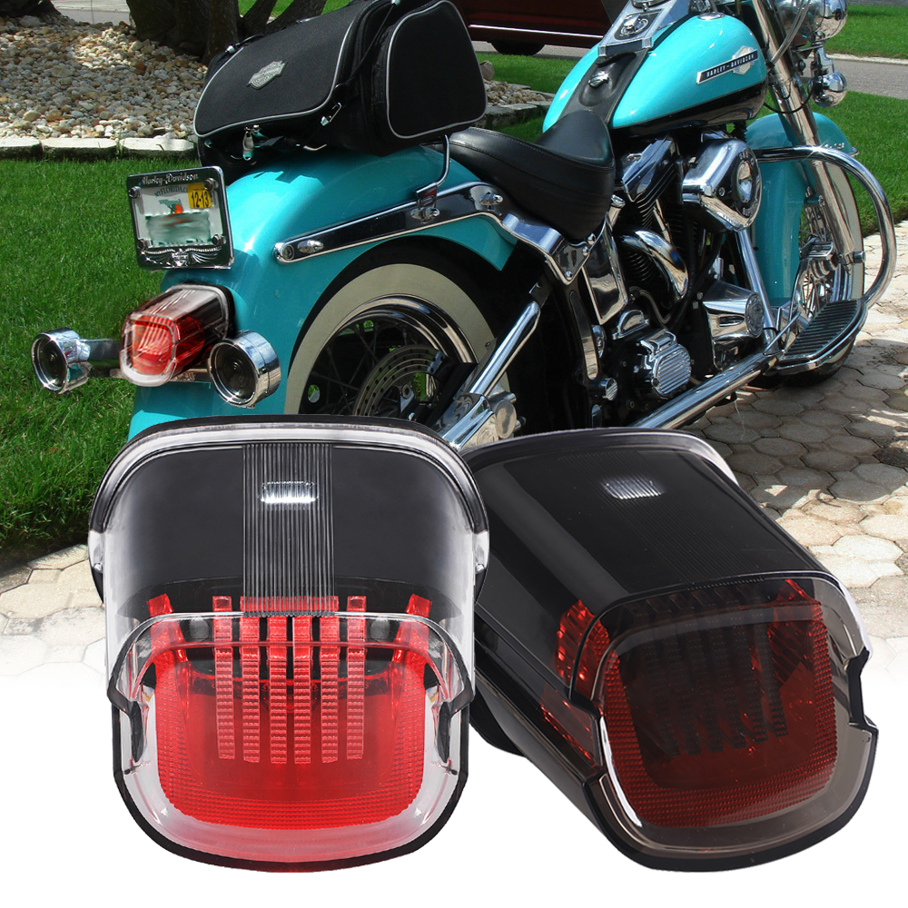 Bargain price brake tail light with sequential turn signal for motorcycle 26W rear warning lamp license plate with EMC for Harle