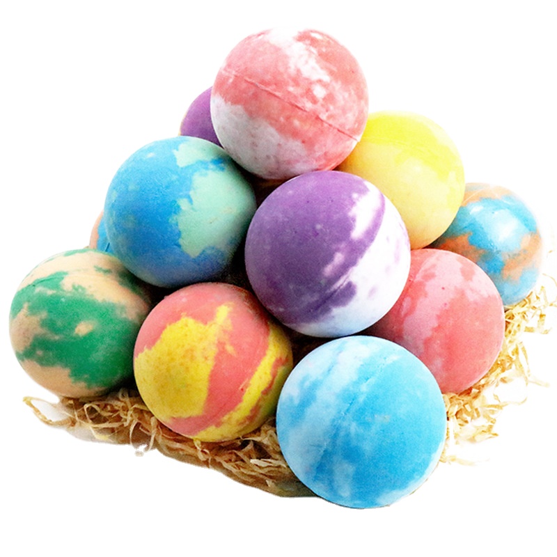 Drop shipping Natural Rainbow Cloud Colorful Organic Bath Bombs