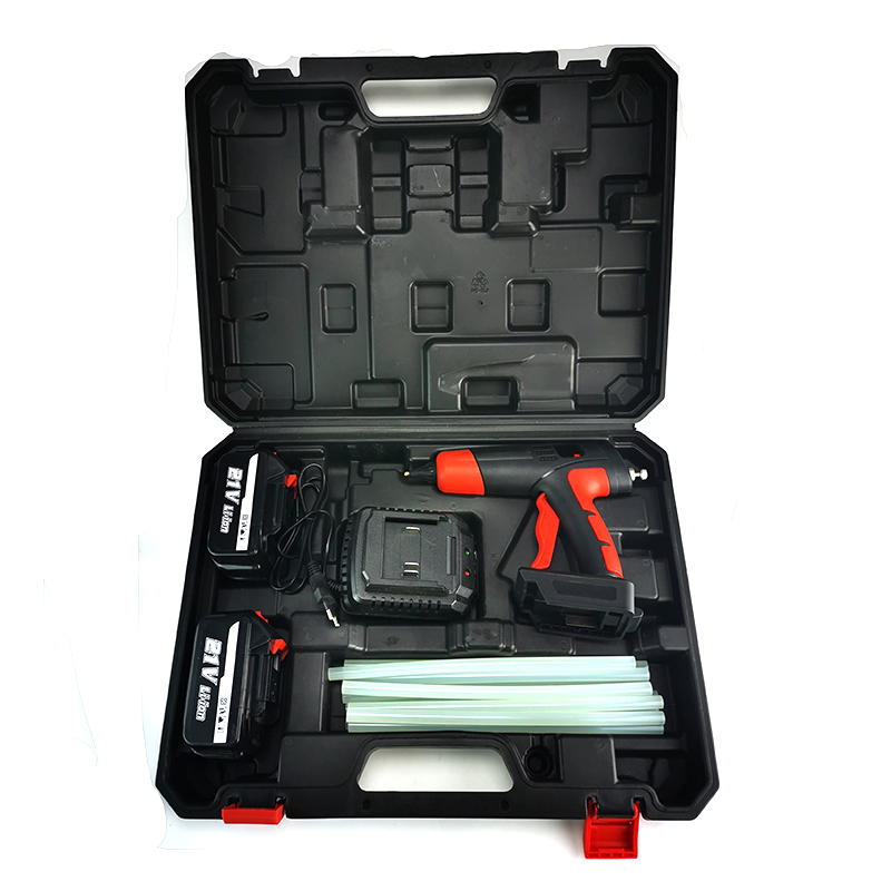 21v Lithium Battery Cordless Rechargeable Hot melting Glue Gun use 11mm stick Hot Melt Glue Gun Match makita battery Interface