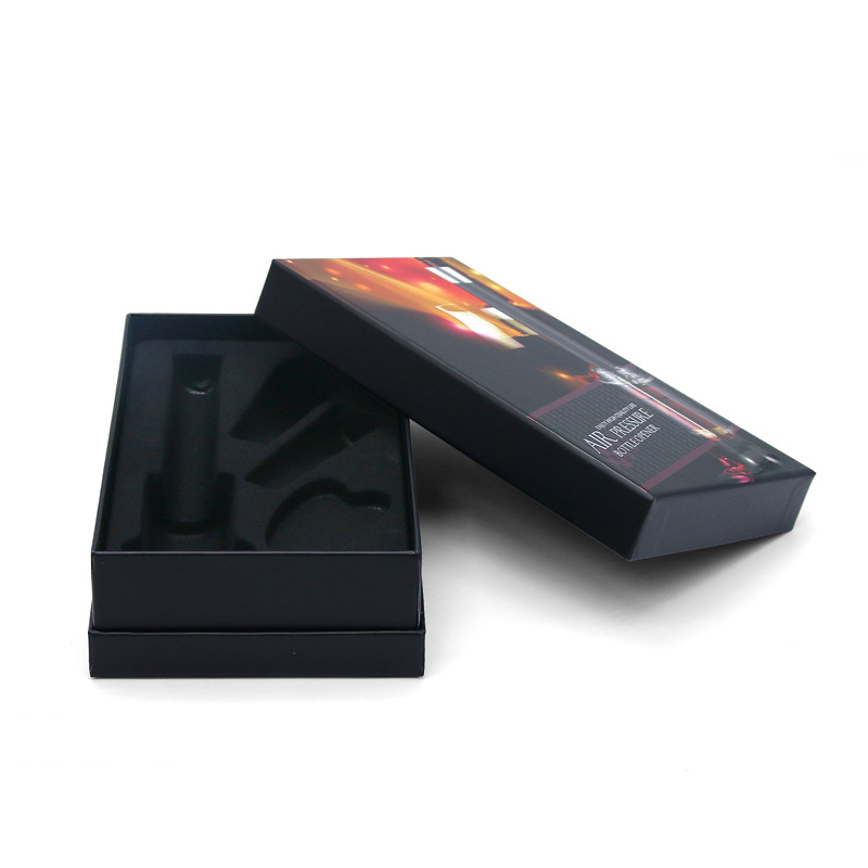 Manufacturer customized wine set packaging box dispenser paper box packaging cup set gift box bottle gift packaging