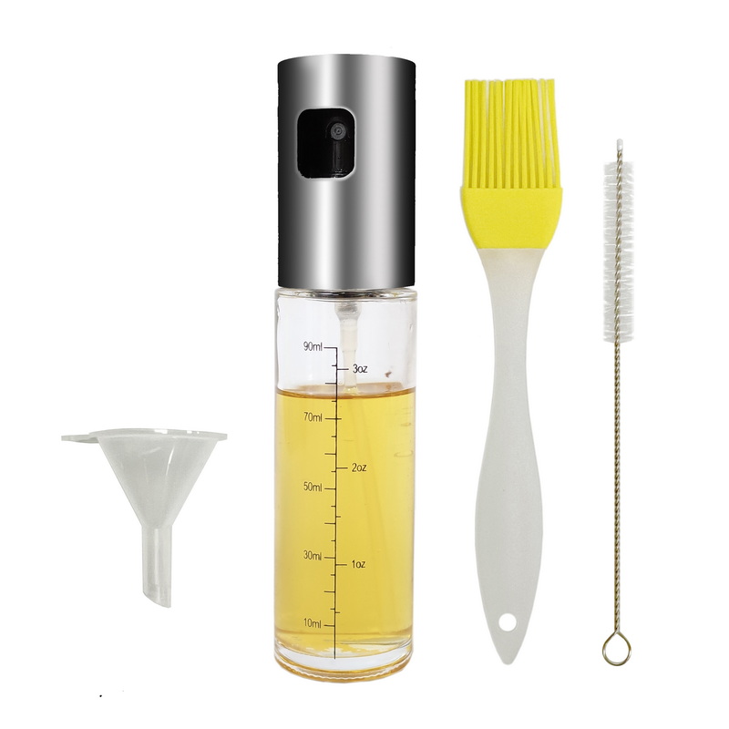 Amazon Hot Sale Oil Sprayer Glass pump for baking roasting vinegar BBQ kitchen gadget