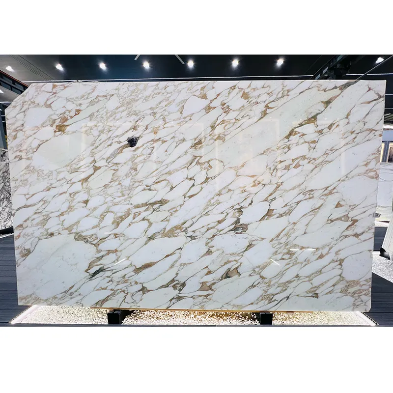 Natural Marble Slab Italian Calacatta Gold For Marble Wall Panel Tiles