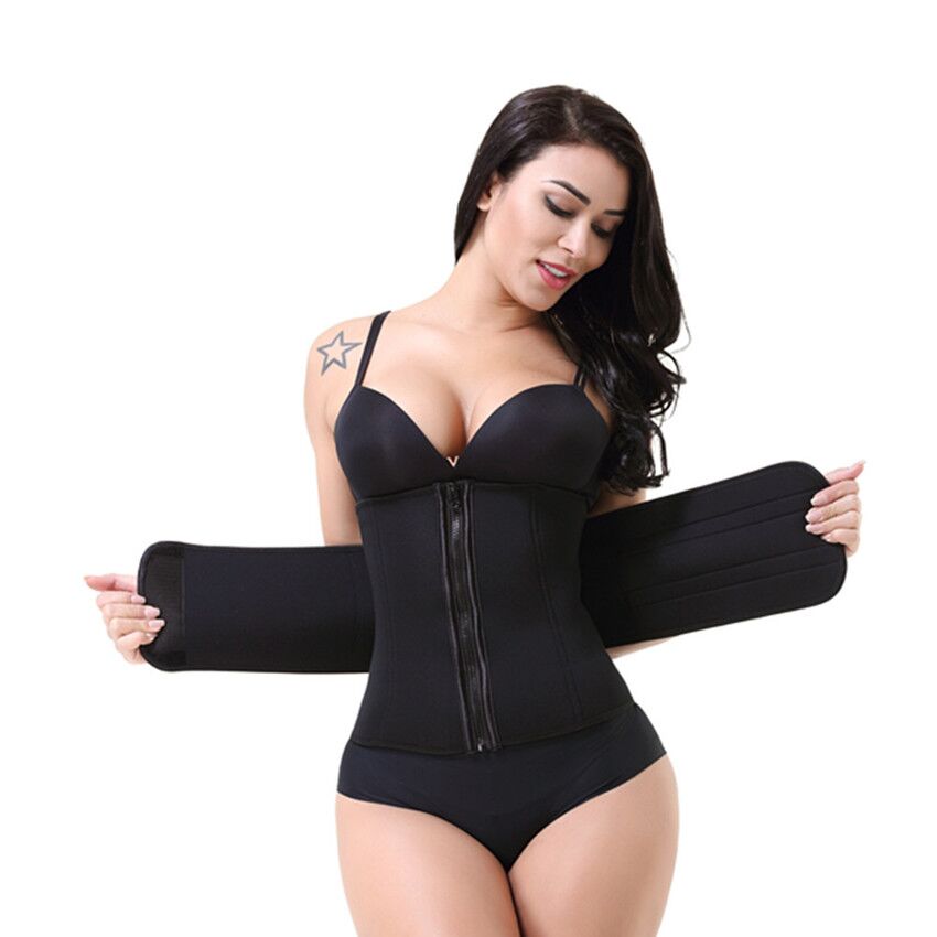 Частная марка Плюс Размер body shaper латекс неопрена пот корсет с функцией тренажера талии Триммер пояс для похудения