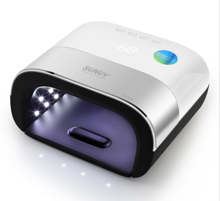 Горячая Распродажа SUNUV 48 Вт SUN3 2,0 умная Сушилка для ногтей с УФ-датчиком Светодиодная лампа с памятью для маникюрного салона