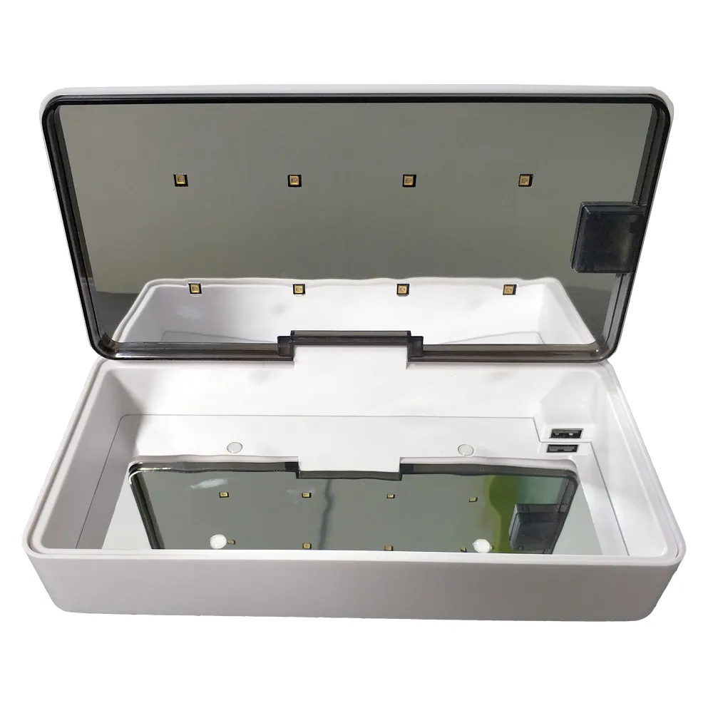 Portable Cell Phone Wireless Charger Sanitizer Sterilizer Cleaner Box Uv Sanitizing Box Sterilization Equipment