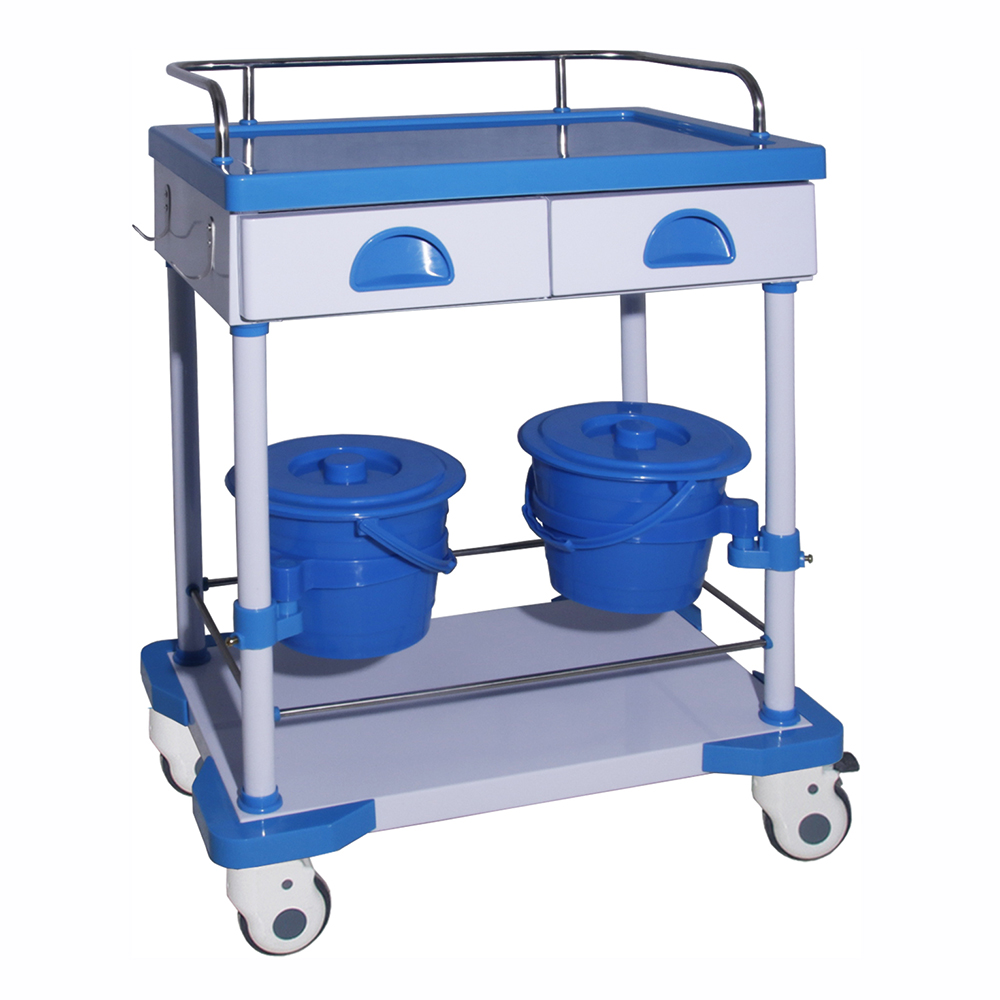 Clinical abs trolley instrument stand medicine hospital stretcher,medical transfer emergency Anesthesia nursing crash cart