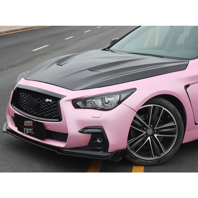 Колпачок из углеродного волокна для Infiniti Q50, Стильная крышка двигателя из углеродного волокна MBJ