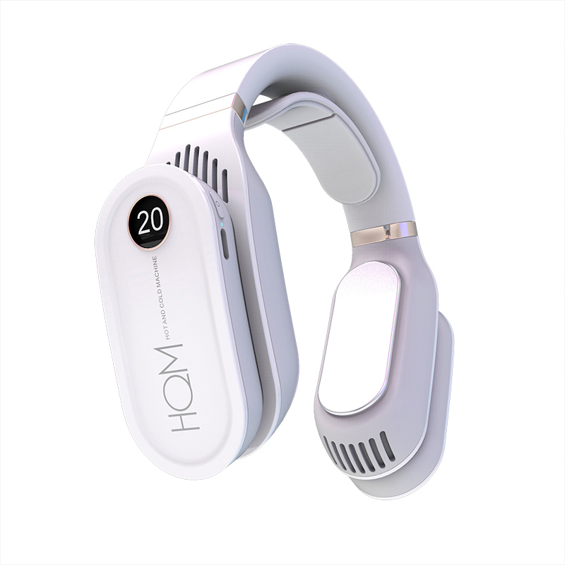 Portable Mini 2 In 1 Electric Gadget Ice Neck Refrigeration Sport Outdoor Life Usb 5v Air Fan Portable Neck Heater And Cooler
