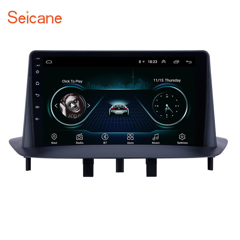 9 "Android 9,1 HD сенсорный экран GPS-навигация Радио для 2009-2014 Renault Megane 3 с поддержкой Wi-Fi Carplay SWC