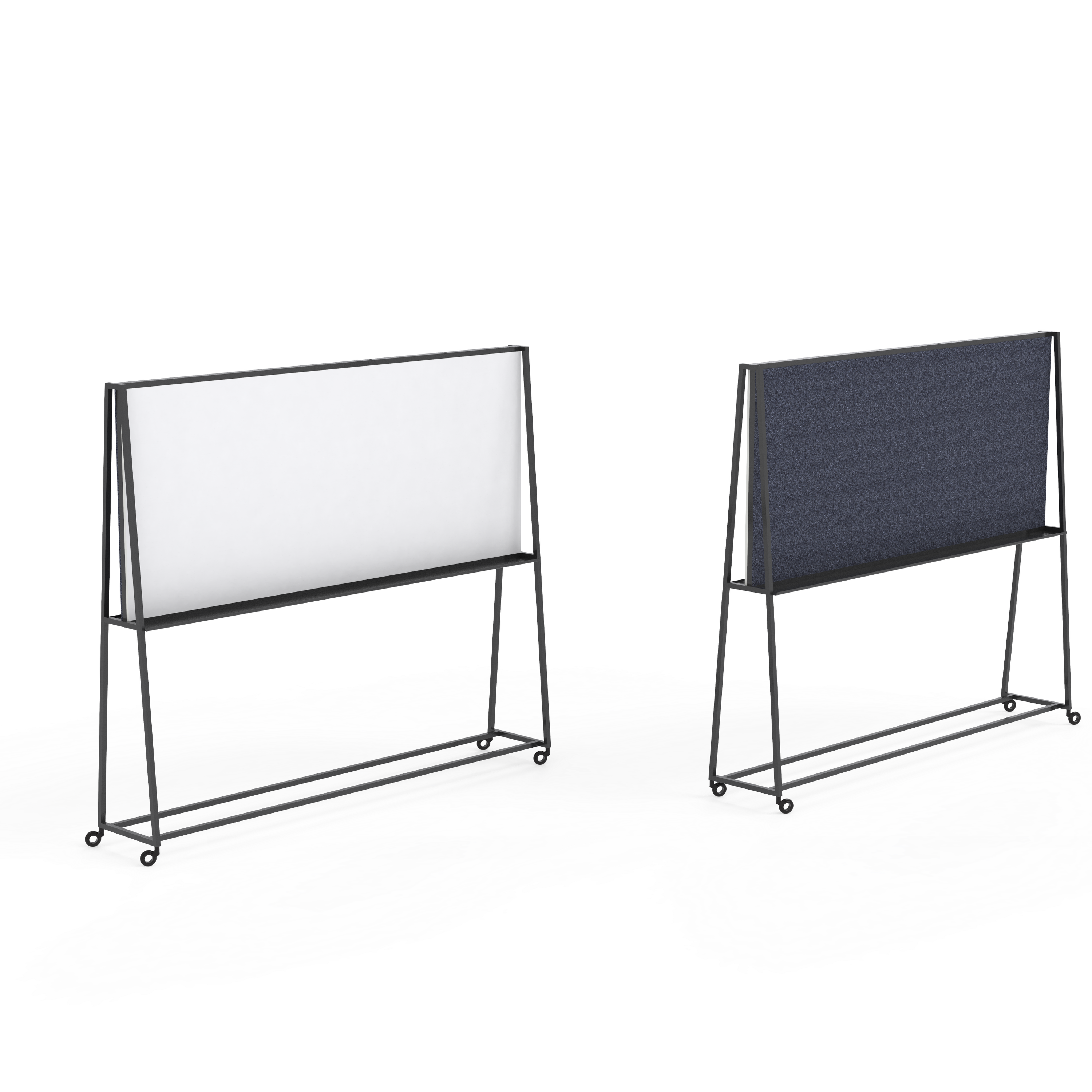 Custom Large Stand Movable Portable Interactive Acrylic Dry Erase Magnetic Writing Glass Mobile White Board For Office Classroom