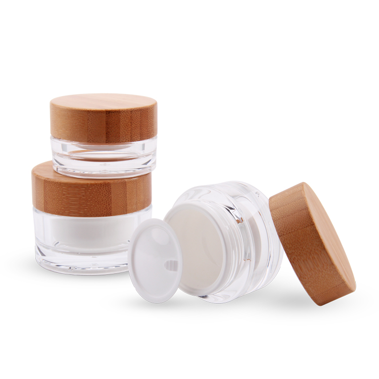 Fashion Bamboo Packaging For Cosmetic Cream