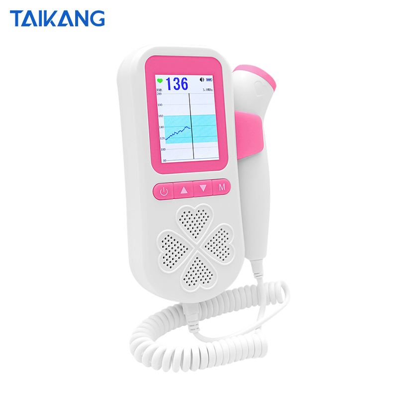At Home Small Size Hand Held Mini Machine Listen to Baby Heartbeat Doppler Fetal Monitor