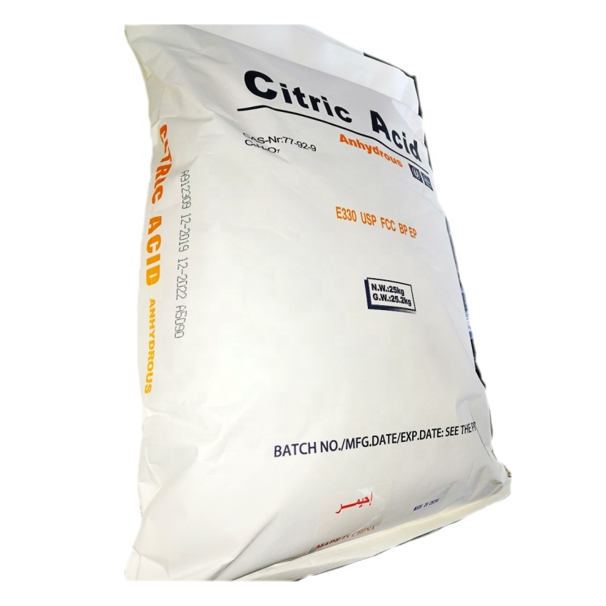 Conservateur alimentaire Acide Citrique E330 monohydrate dacide citrique ajoute a la creme glacee en tant quagent emulsifiant