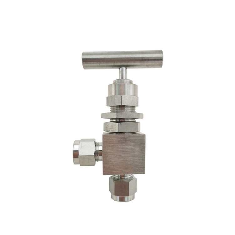 Пищевой нержавеющей стали панели крепление двойной ferrule 3/8 "игольчатый клапан