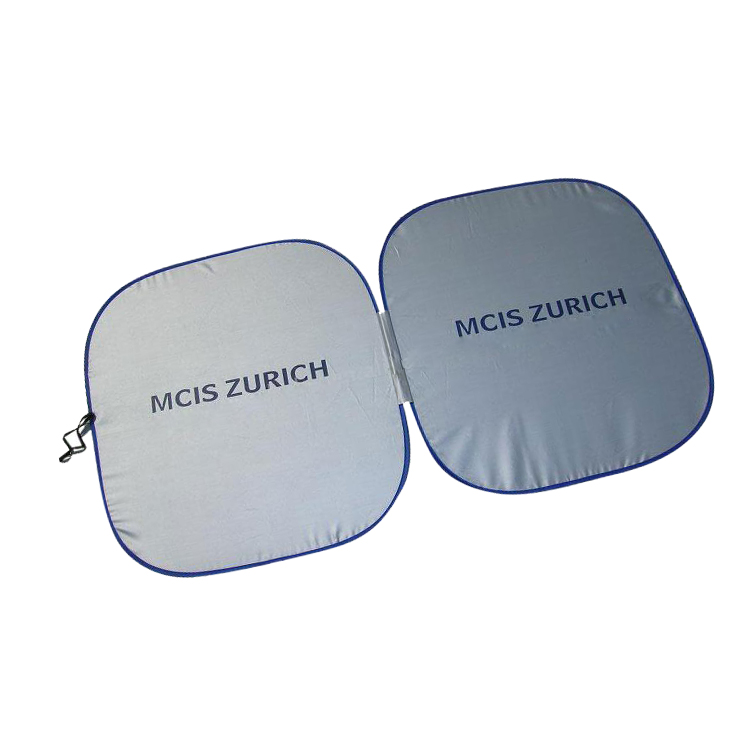 Full Color Printing 190T Polyester Promotion Side Window Custom Pop Up Car Sun Shade