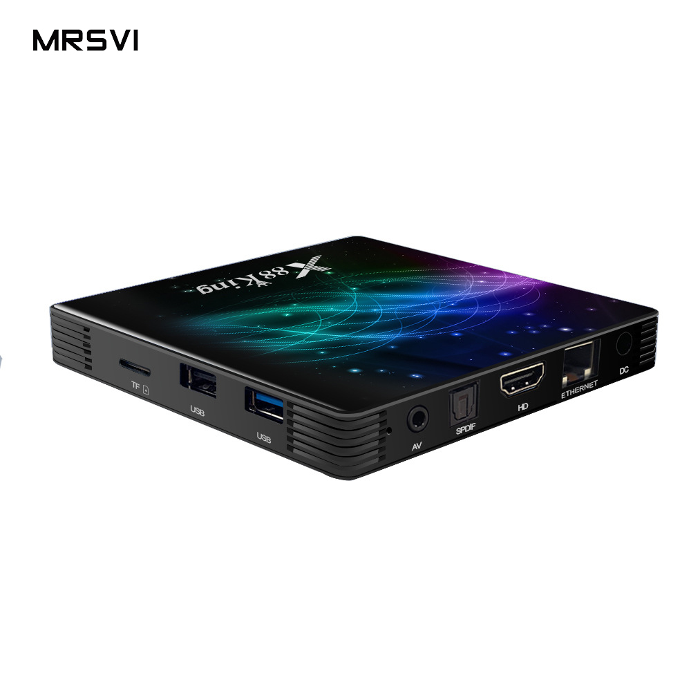 X88 King smart tv box 4 Гб 128 ГБ S922X 2,4G /5G двухдиапазонный Wifi BT5.0 4K HD Android 9,0 телеприставка