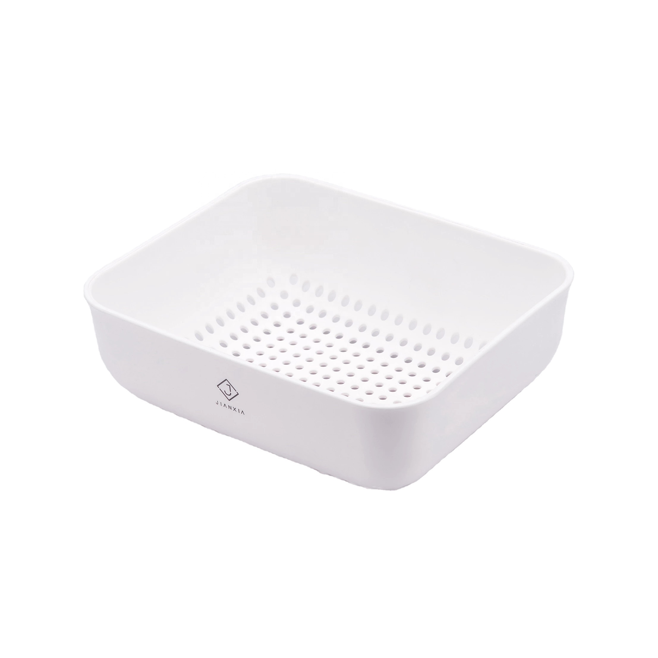 Eco-Friendly Kitchenware Pharmacy plastic basket Kitchen Drain Basket Square Shape Basket