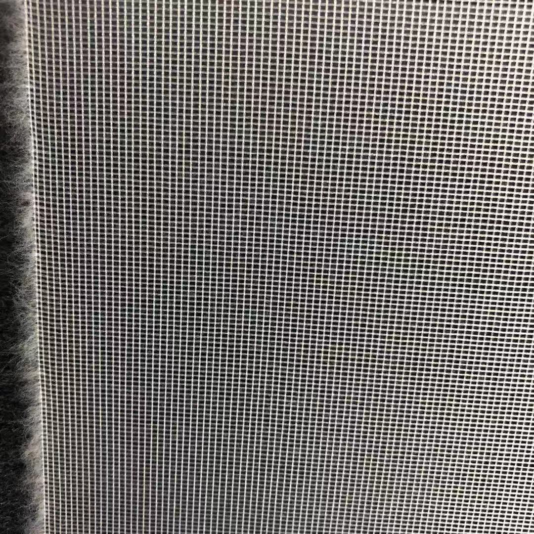 Custom filament yarn polyester tricot lining scrim fabric grey fabric for duct tape