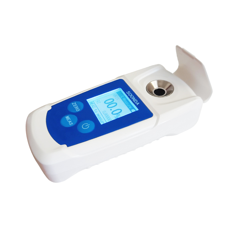 0-55% Digital Refractometer Sugar Brix Meter Tester Hydrometer For Wine Fruit Beer Sugar Concentration Meter Rechargeable